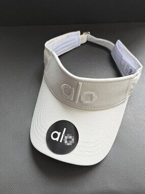 ALO Yoga Light Gray Visor Cap